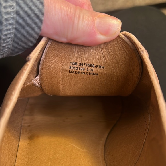 Frye Grace CVO Slip on Oxfords Womens Size 10 M Pale Blush Leather Casual Shoes - Picture 11 of 11